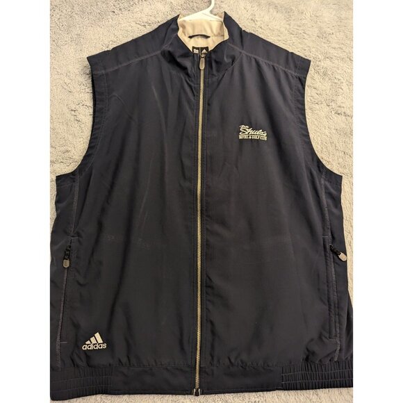 Adidas Vest Mens Extra Large Jacket Climaproof Lined Don Shula Full Zip Golf XL - Picture 1 of 10